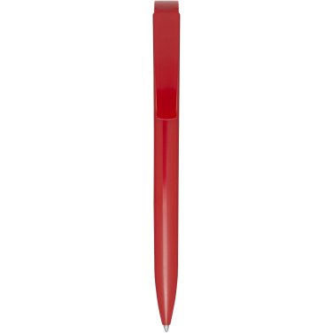 Logo trade promotional merchandise picture of: Lucia recycled plastic ballpoint pen