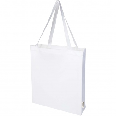 Logotrade promotional items photo of: Madras 140 g/m² GRS recycled cotton gusset tote bag