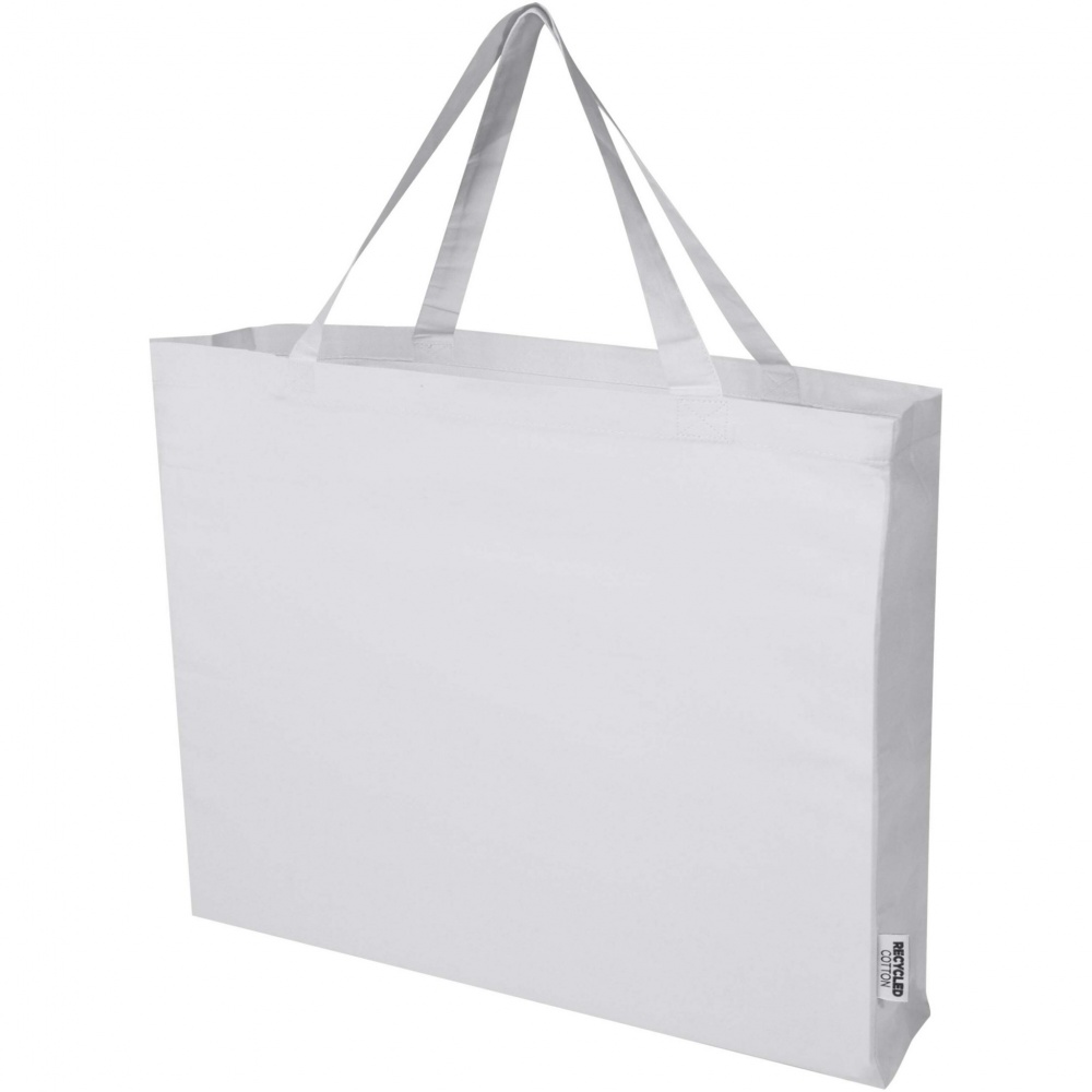 Logotrade advertising products photo of: Odessa 220 g/m² GRS recycled cotton large tote bag