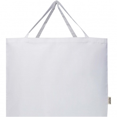 Logo trade advertising products picture of: Odessa 220 g/m² GRS recycled cotton large tote bag