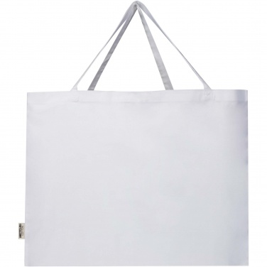 Logo trade promotional giveaway photo of: Odessa 220 g/m² GRS recycled cotton large tote bag