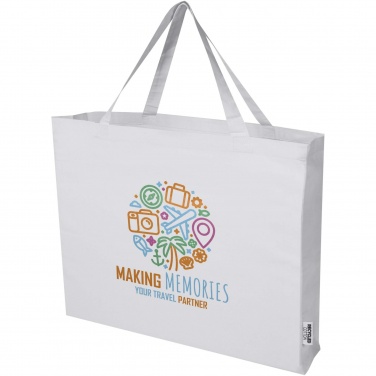 Logo trade promotional gifts picture of: Odessa 220 g/m² GRS recycled cotton large tote bag