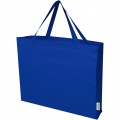 Odessa 220 g/m² GRS recycled cotton large tote bag, Royal blue