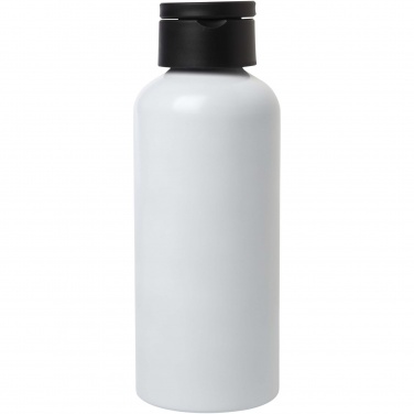 Logo trade advertising products picture of: Trinity 600 ml RCS certified recycled aluminium water bottle with RPET lid