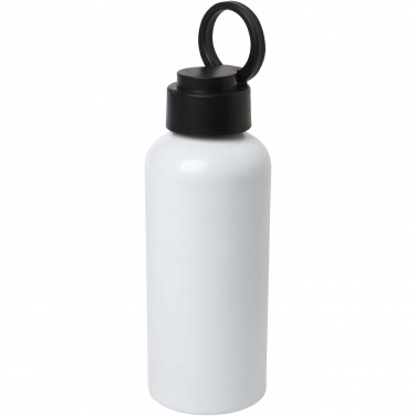 Logotrade promotional merchandise image of: Trinity 600 ml RCS certified recycled aluminium water bottle with RPET lid