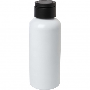 Logotrade promotional merchandise photo of: Trinity 600 ml RCS certified recycled aluminium water bottle with RPET lid