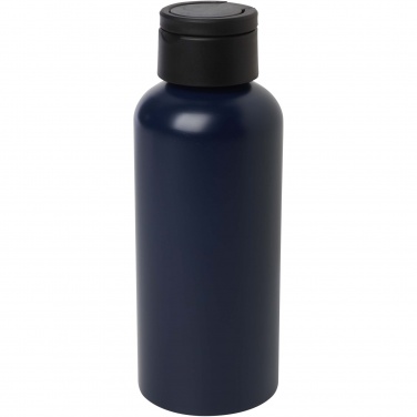 Logo trade corporate gifts picture of: Trinity 600 ml RCS certified recycled aluminium water bottle with RPET lid