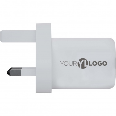 Logotrade business gift image of: Xtorm XEC035 GaN² Ultra 35W wall charger - UK plug