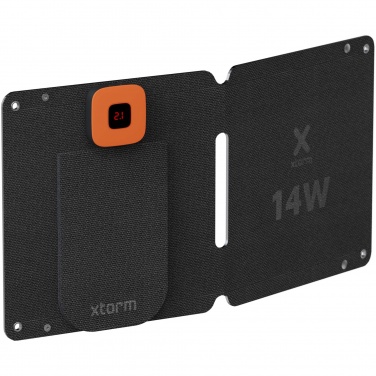 Logo trade business gifts image of: Xtorm XR2S14 SolarBooster 14W foldable solar panel