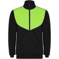 Evans unisex tracksuit, Solid black / Lime