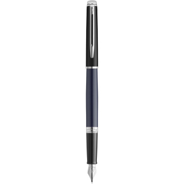 Logotrade promotional giveaway picture of: Hemisphere colour blocking fountain pen with palladium trim