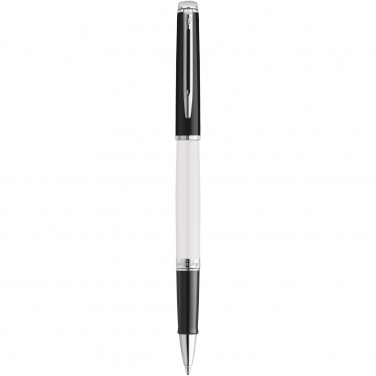 Logotrade promotional merchandise image of: Hemisphere colour blocking rollerball pen with palladium trim