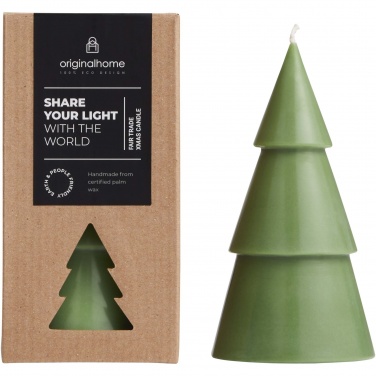 Logotrade corporate gift picture of: Originalhome Xmas tree candle - L