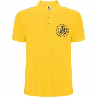 Logo trade business gifts image of: Pegaso Premium short sleeve men's polo