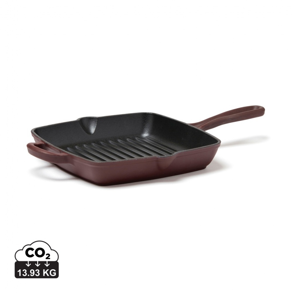 Logo trade promotional merchandise picture of: VINGA Monte enamelled grill pan