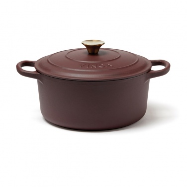 Logo trade promotional giveaways image of: VINGA Monte enameled cast iron pot 5.5L