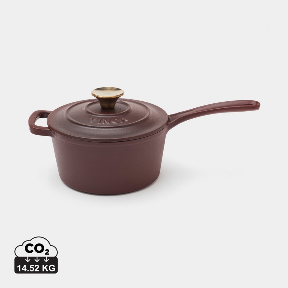 Logo trade corporate gifts image of: VINGA Monte enamelled cast iron pot 1,9L