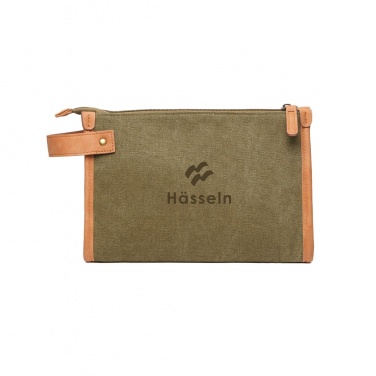 Logo trade promotional products picture of: VINGA Bosler GRS recycled canvas toiletry bag