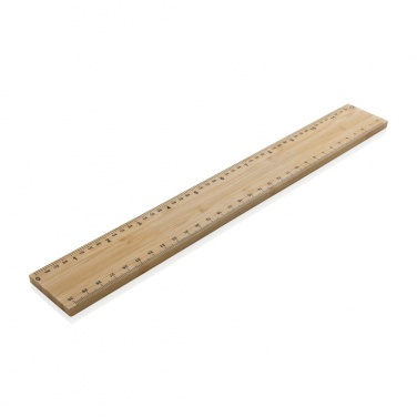 Logotrade corporate gifts photo of: Timberson extra thick 30cm double sided bamboo ruler