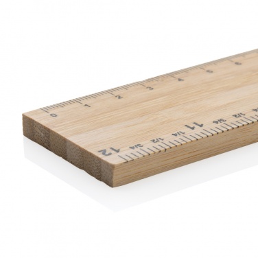 Logotrade business gift image of: Timberson extra thick 30cm double sided bamboo ruler