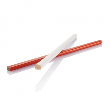 Logo trade promotional gift photo of: 25cm wooden carpenter pencil