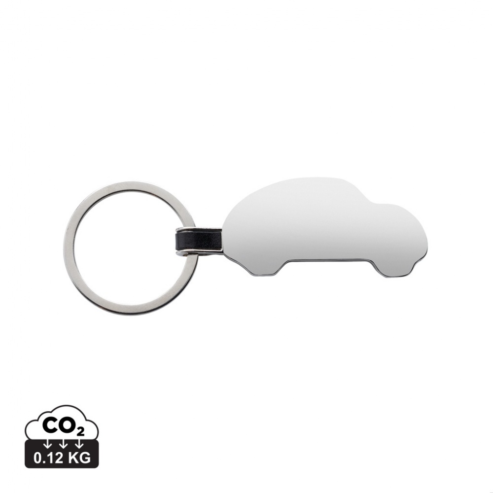 Logo trade advertising product photo of: RCS recycled zinc alloy car keyring