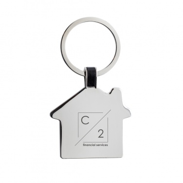 Logotrade corporate gift picture of: RCS recycled zinc alloy house keyring