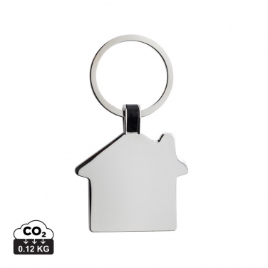 Logotrade promotional items photo of: RCS recycled zinc alloy house keyring