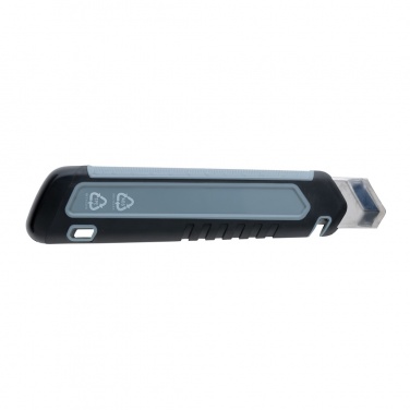 Logotrade corporate gift image of: Refillable RCS rplastic heavy duty snap-off knife soft grip