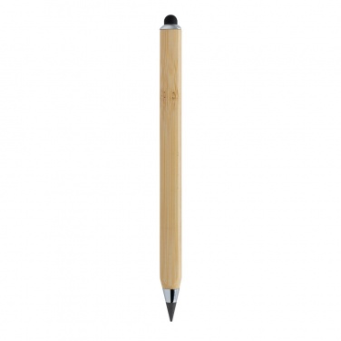 Logo trade business gifts image of: Eon bamboo infinity multitasking pen