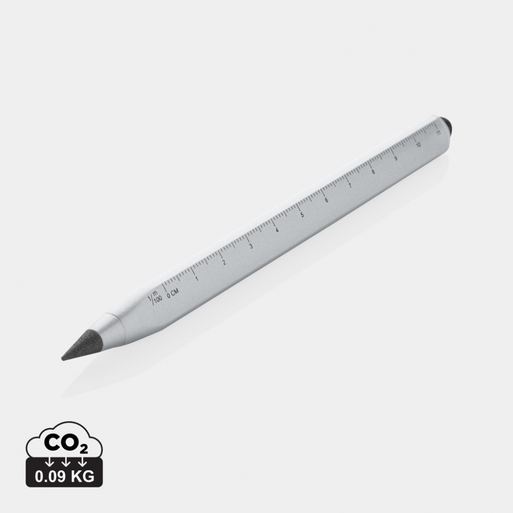 Logotrade corporate gift image of: Eon RCS recycled aluminum infinity multitasking pen