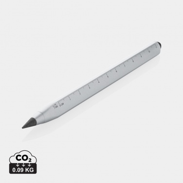 Logo trade promotional item photo of: Eon RCS recycled aluminum infinity multitasking pen