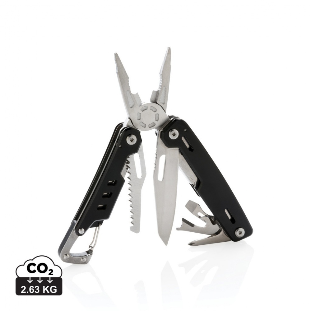 Logotrade corporate gift image of: Solid multitool with carabiner