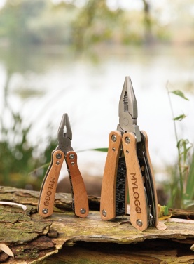 Logo trade business gifts image of: Wood multitool