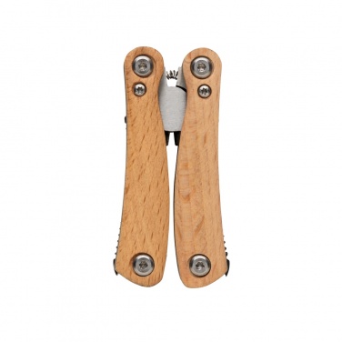 Logo trade corporate gifts image of: Wood multitool mini