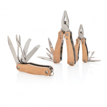 Logo trade promotional items image of: Wood multitool mini