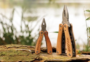 Logo trade promotional gifts picture of: Wood multitool mini