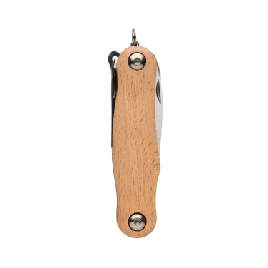 Logo trade promotional merchandise image of: Wood pocket knife