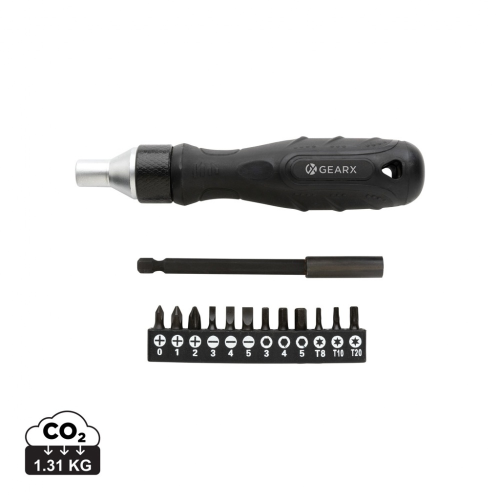 Logo trade promotional products image of: Gear X ratchet screwdriver