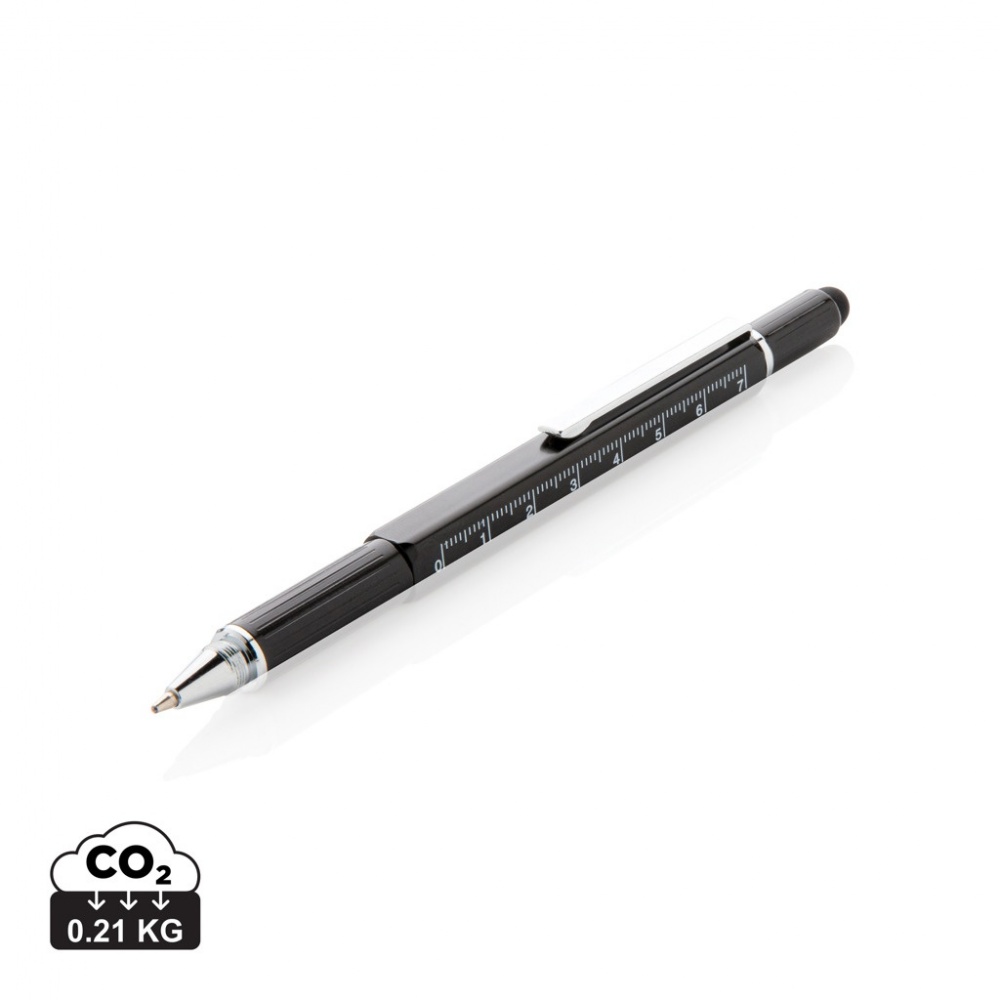 Logo trade corporate gifts picture of: 5-in-1 aluminium toolpen