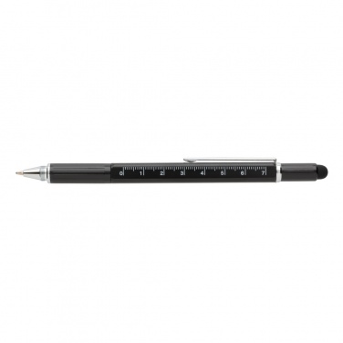 Logo trade corporate gifts image of: 5-in-1 aluminium toolpen