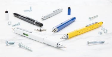 Logo trade promotional items picture of: 5-in-1 aluminium toolpen