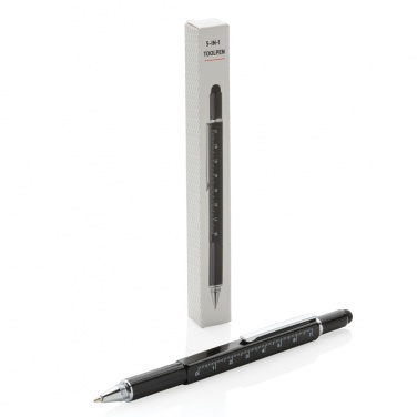 Logo trade promotional merchandise image of: 5-in-1 aluminium toolpen