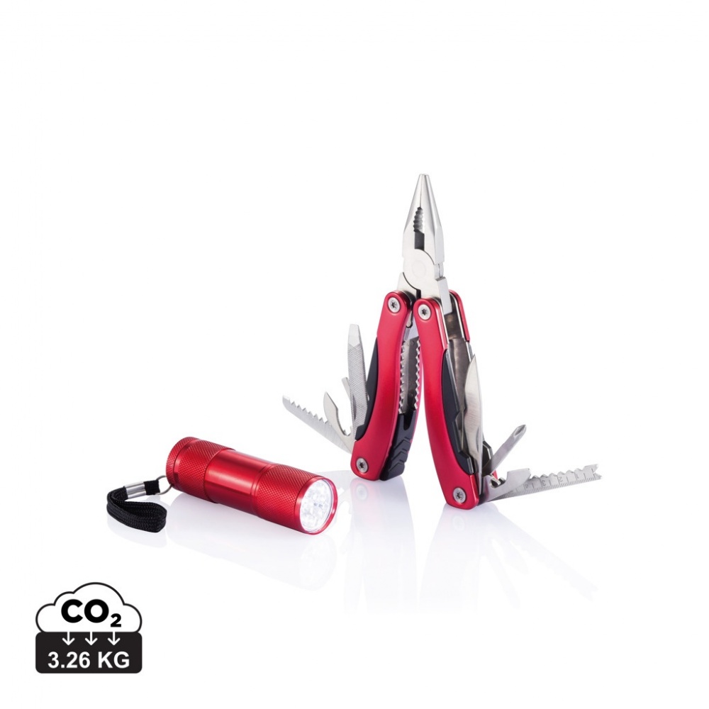 Logotrade promotional giveaway picture of: Multitool and torch set