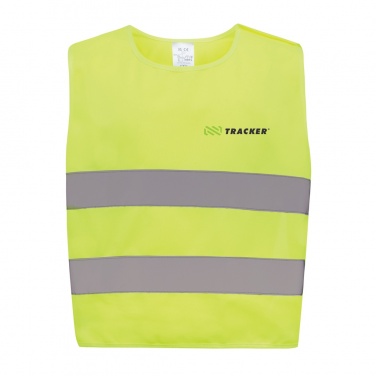 Logotrade promotional merchandise photo of: GRS recycled PET high-visibility safety vest 3-6 years