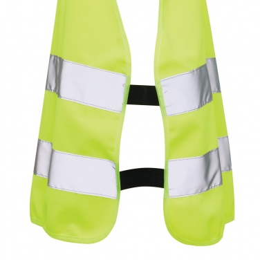 Logo trade business gifts image of: GRS recycled PET high-visibility safety vest 7-12 years