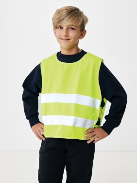 Logotrade promotional merchandise picture of: GRS recycled PET high-visibility safety vest 7-12 years