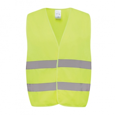 Logotrade promotional item image of: GRS recycled PET high-visibility safety vest