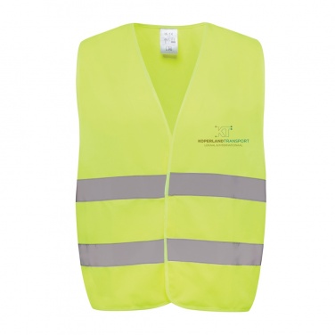 Logo trade corporate gifts picture of: GRS recycled PET high-visibility safety vest