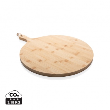 Logo trade advertising products image of: Ukiyo bamboo round serving board